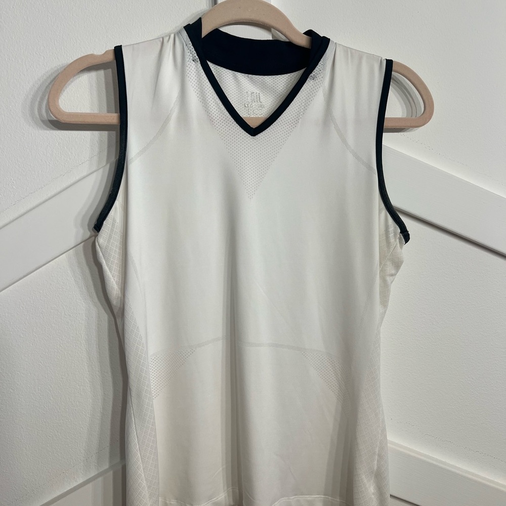 Tail Women's White and Black Sleeveless Jersey